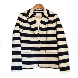 Banana republic striped blazer